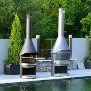Edelstahl Gartenkamine von Hermapro